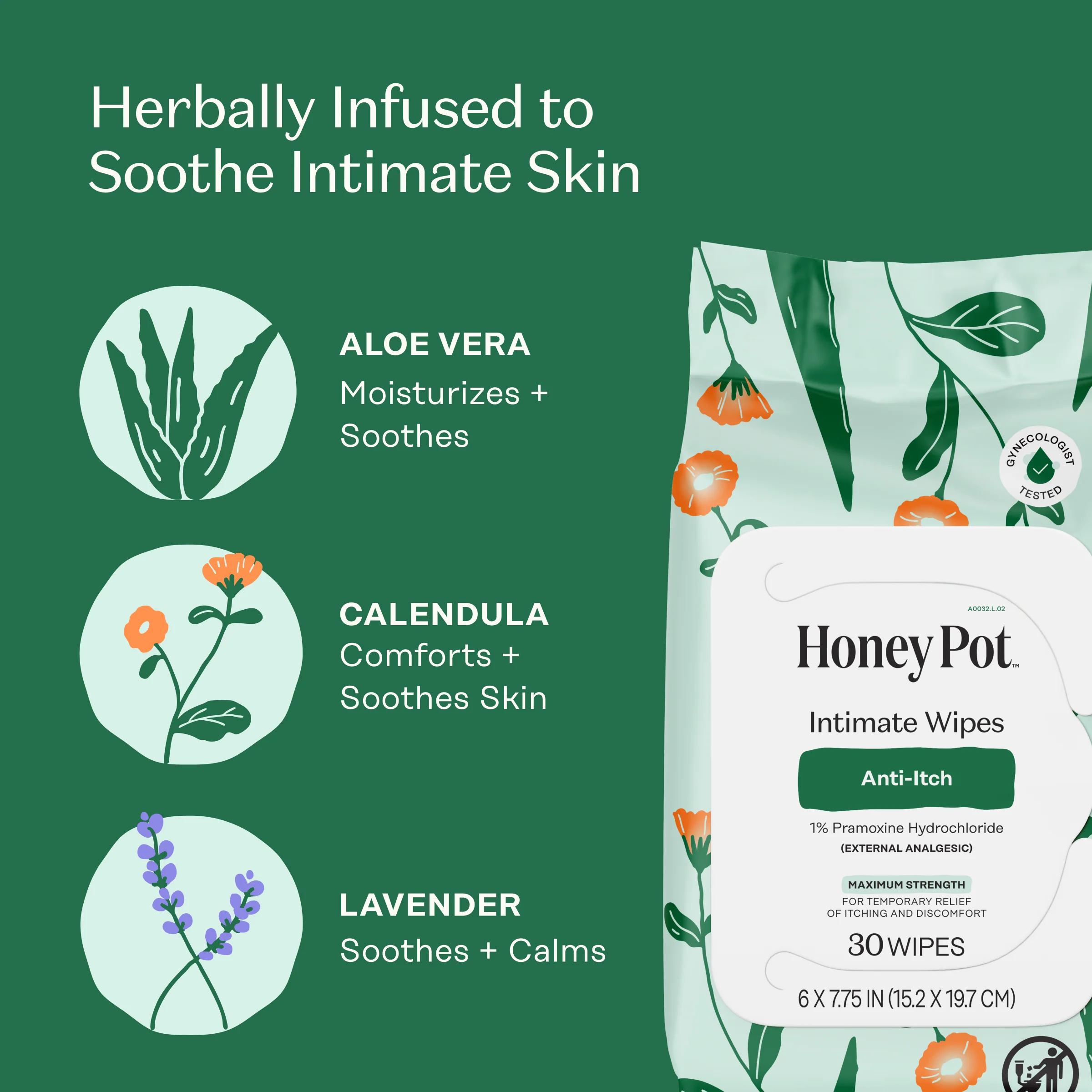 Anti-Itch Intimate Wipes - Image 4