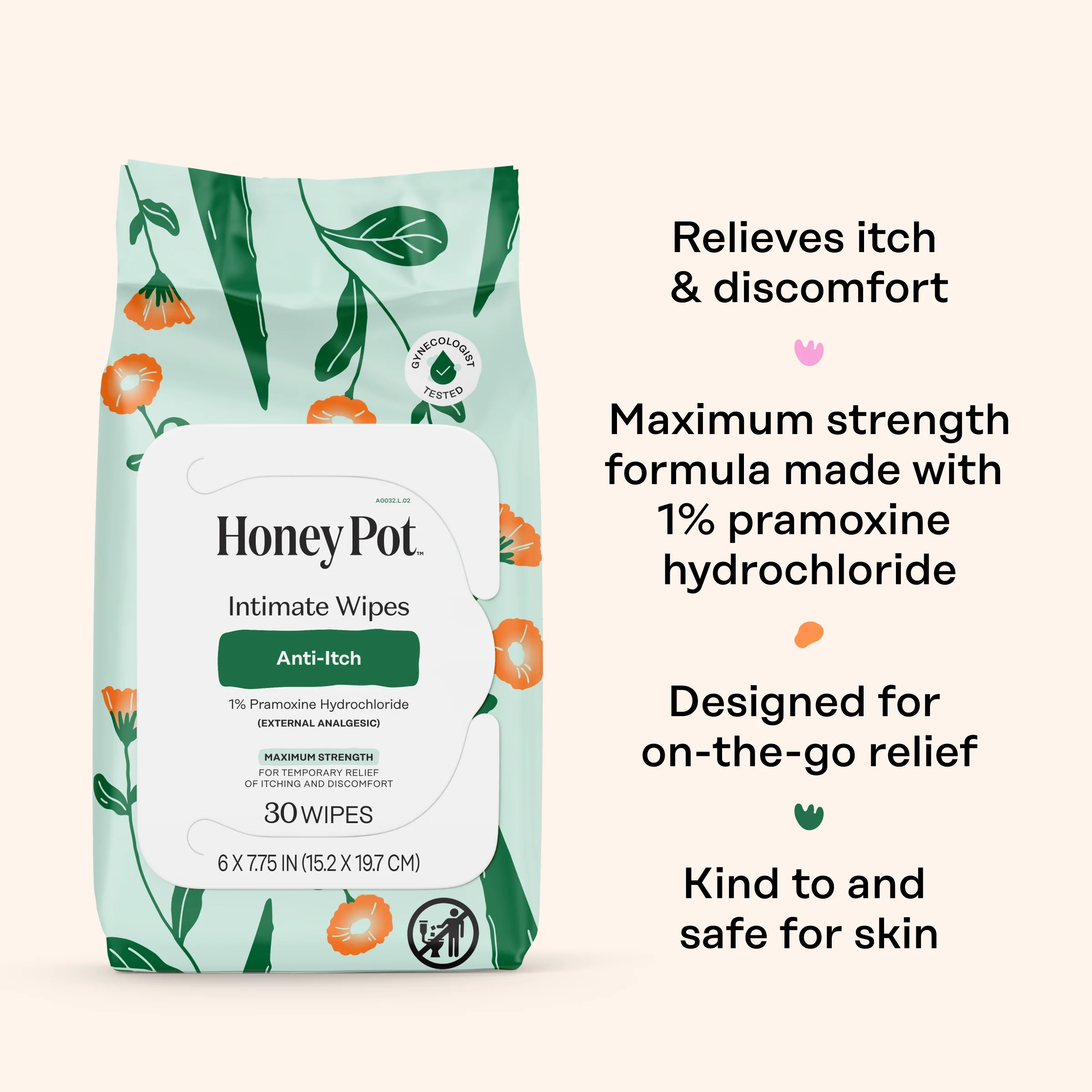 Anti-Itch Intimate Wipes - Image 9