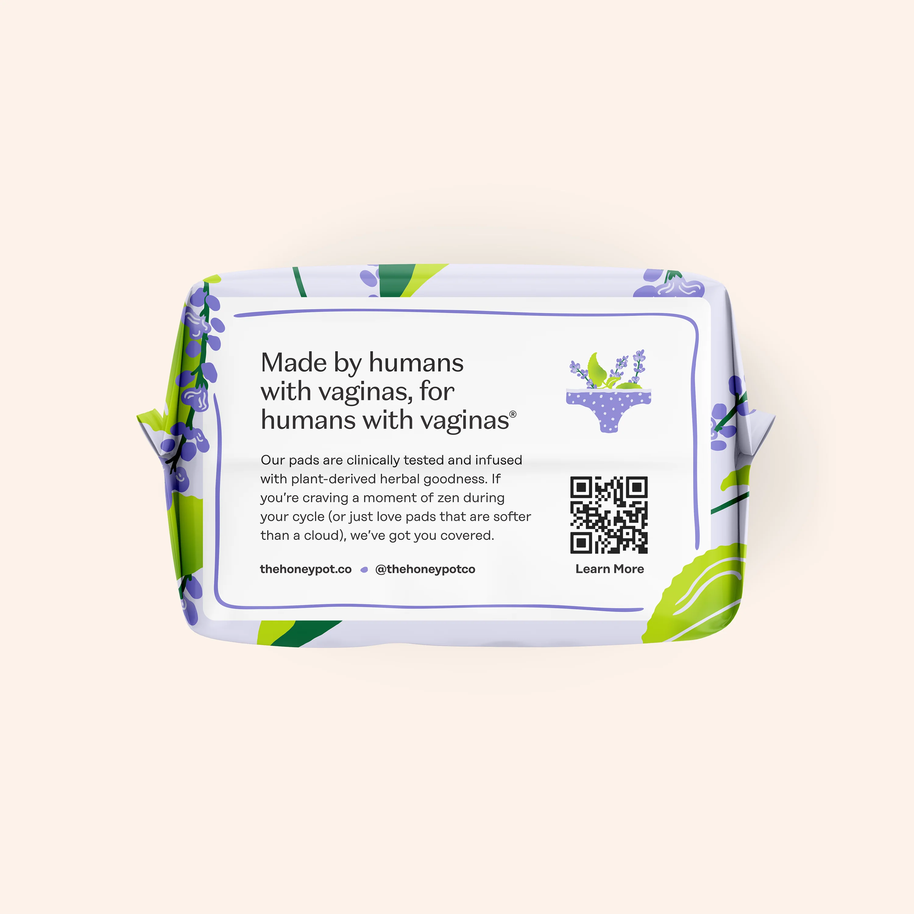 Organic Cotton Cover Calming Herbal Infusion Long Liners - Image 8