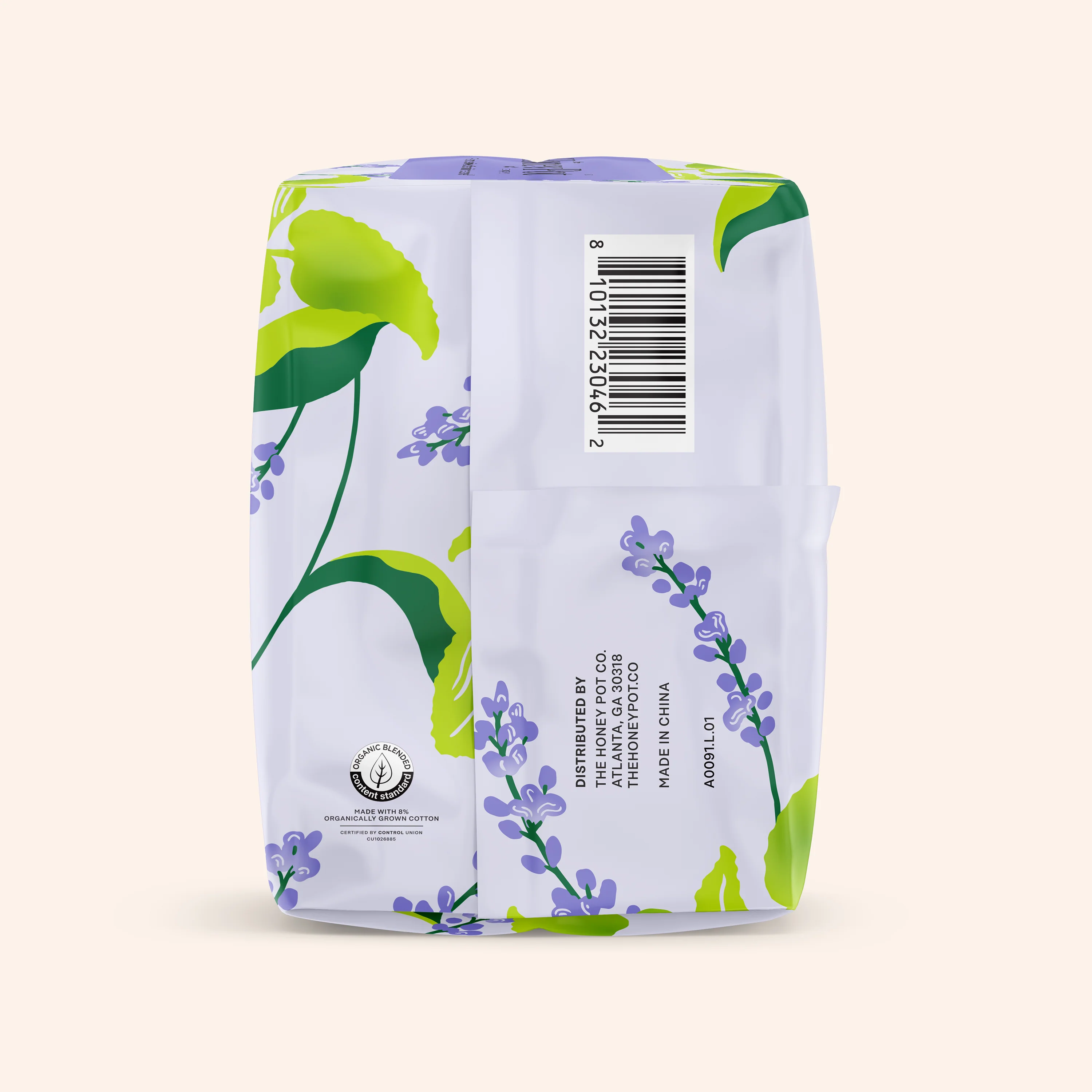 Organic Cotton Cover Calming Herbal Infusion Overnight Pads With Wings - Image 10
