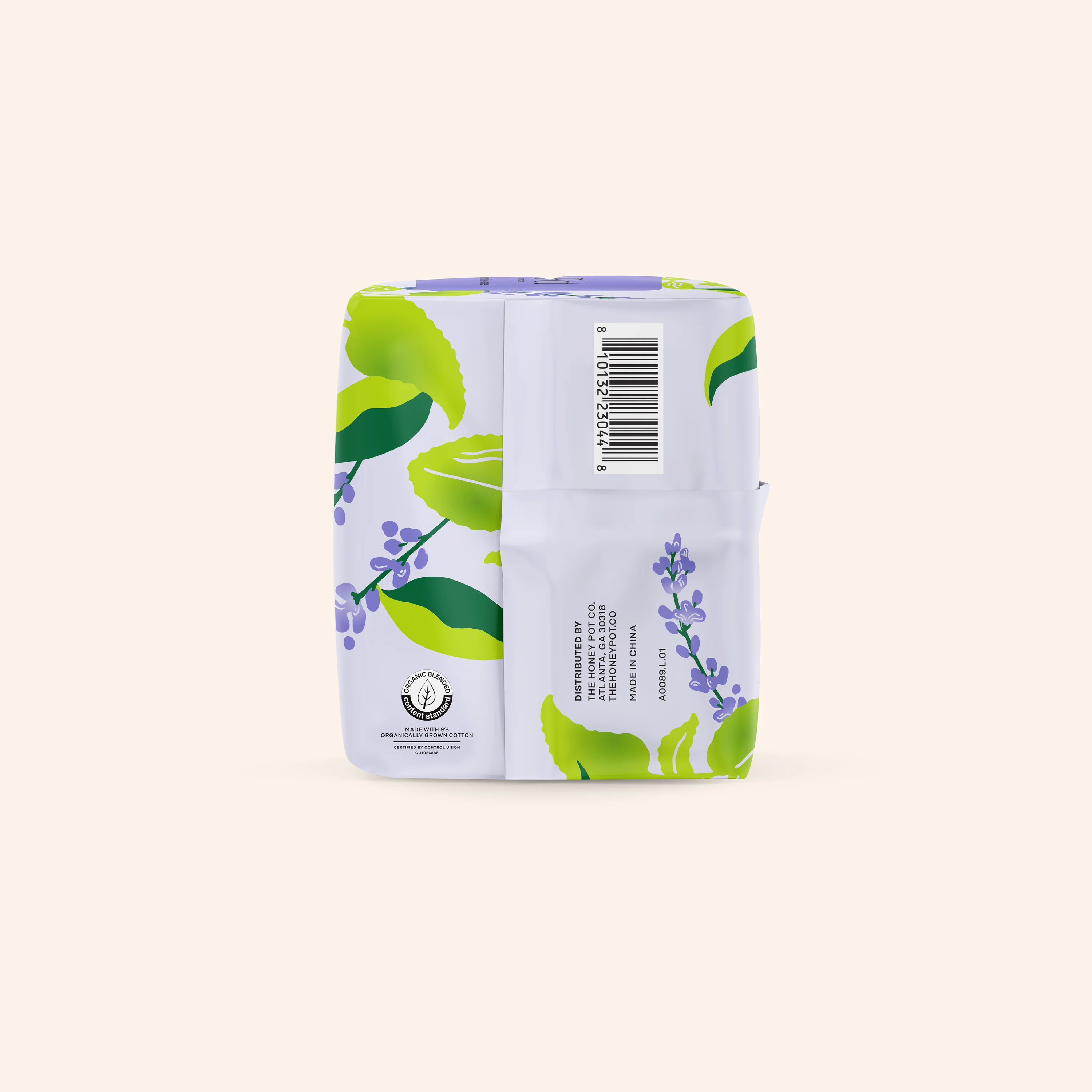 Organic Cotton Cover Calming Herbal Infusion Regular Pads With Wings - Image 10