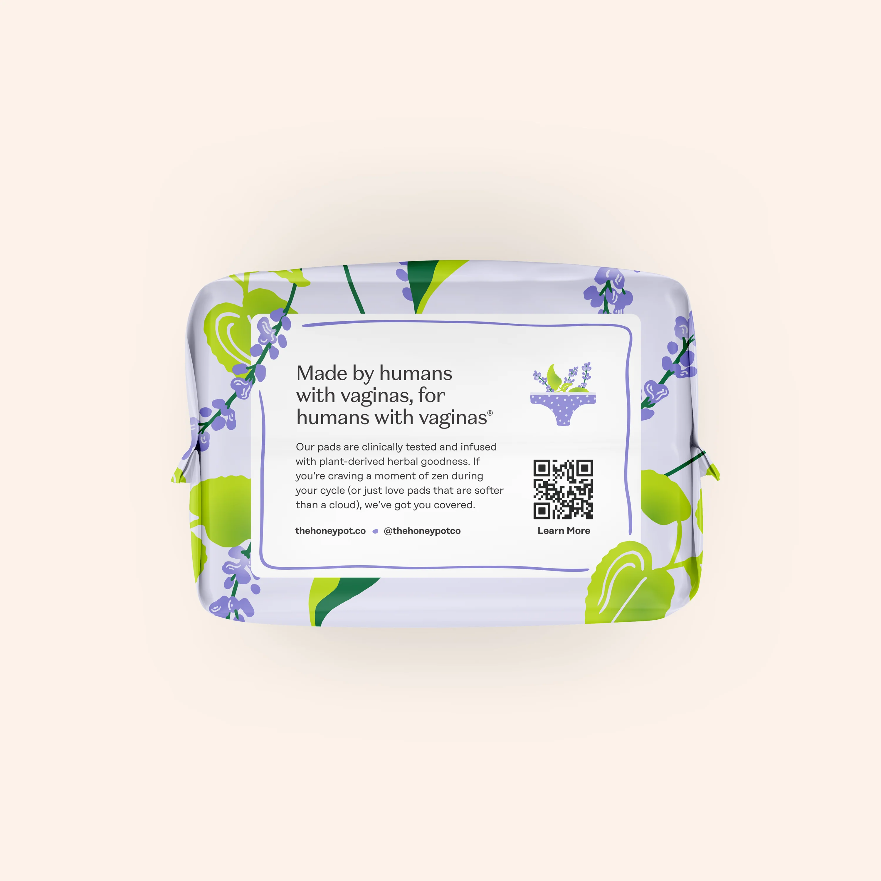 Organic Cotton Cover Calming Herbal Infusion Super Pads With Wings - Image 8
