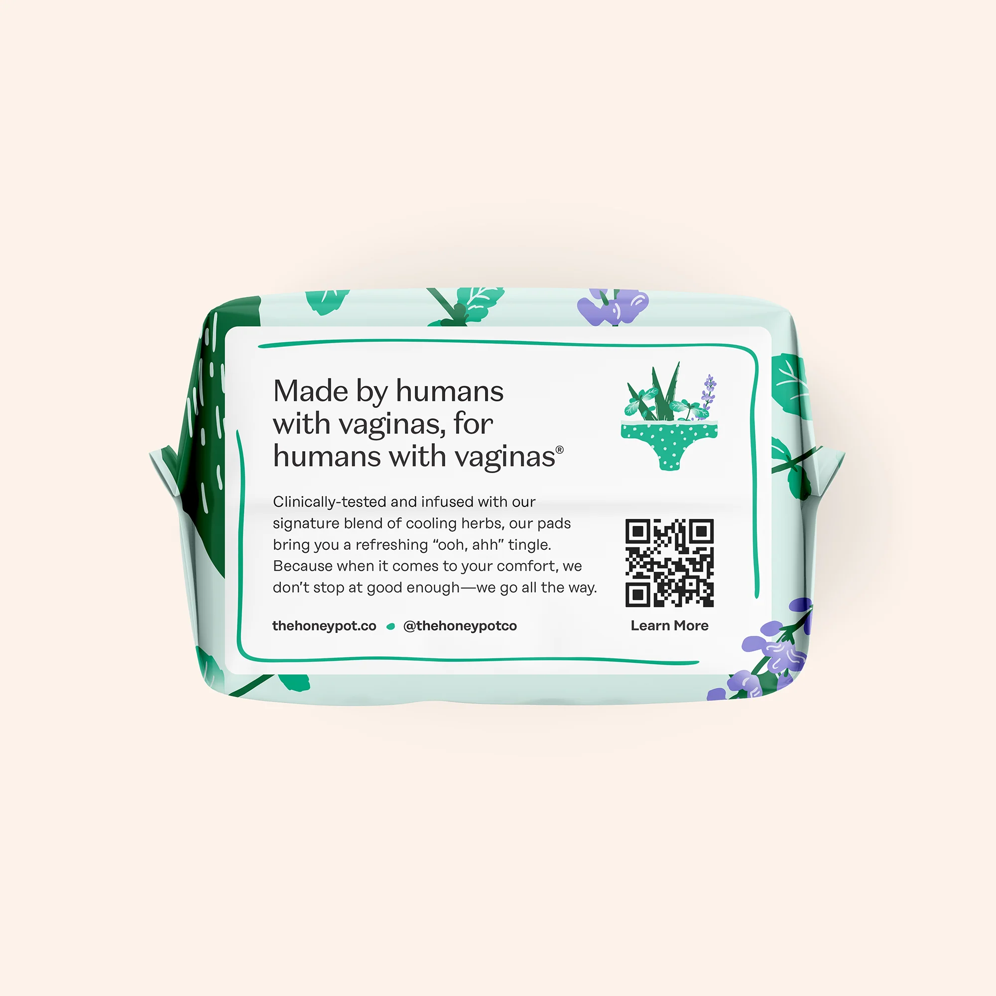 Organic Cotton Cover Cooling Herbal Infusion Regular Liners - Image 11