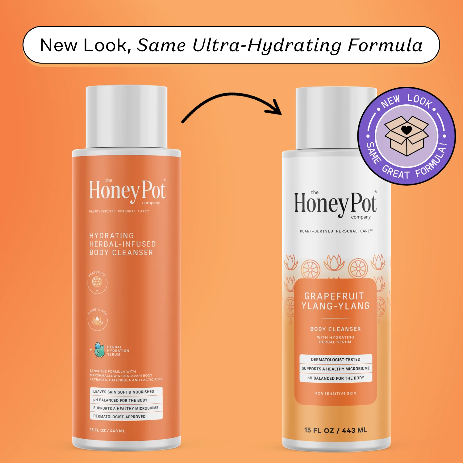 Grapefruit Ylang Ylang Hydrating Body Cleanser - Image 3