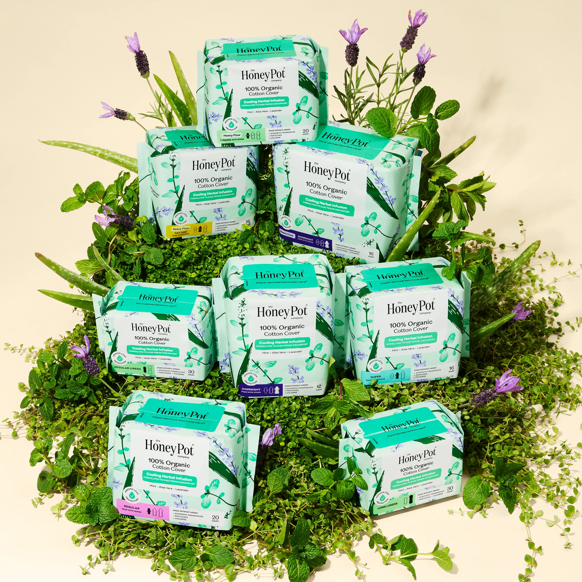 Incontinence Cooling Herbal Infusion 100% Organic Cotton Cover Liners - Image 7