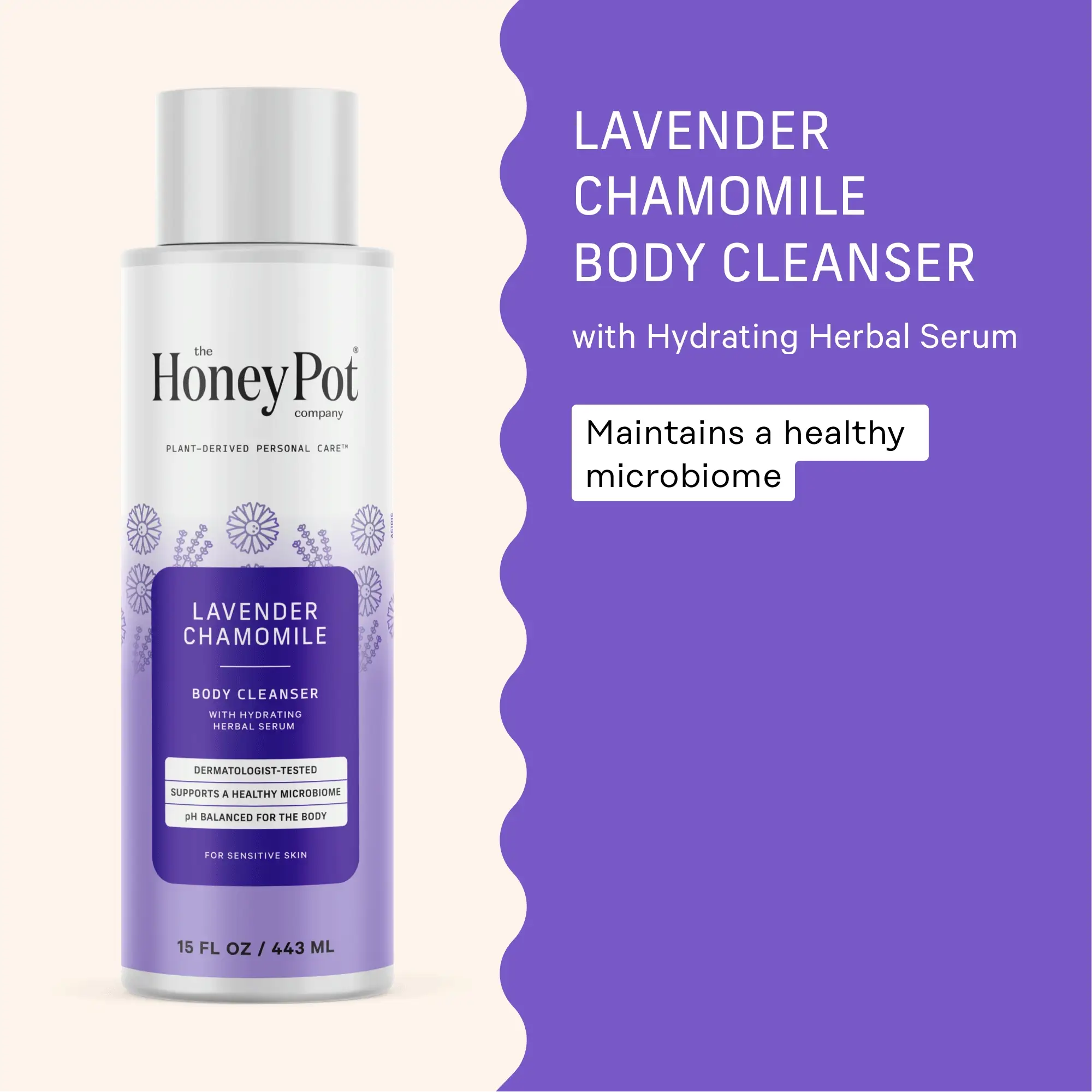 Lavender Chamomile Hydrating Body Cleanser - Image 4