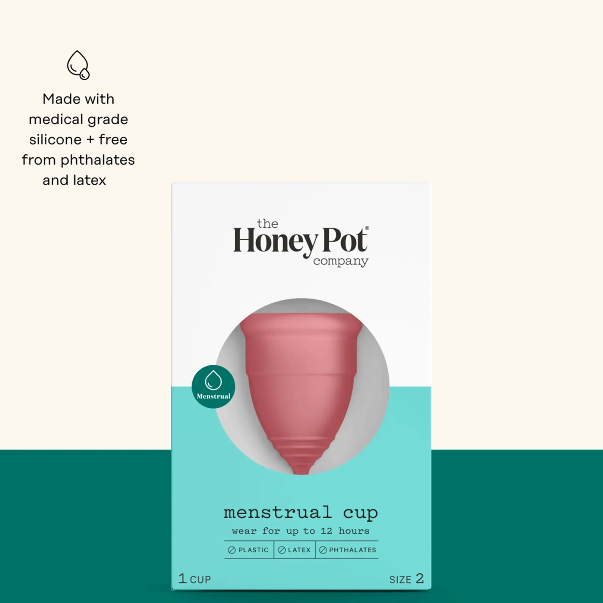 Menstrual Cup, Size 2 - Image 3