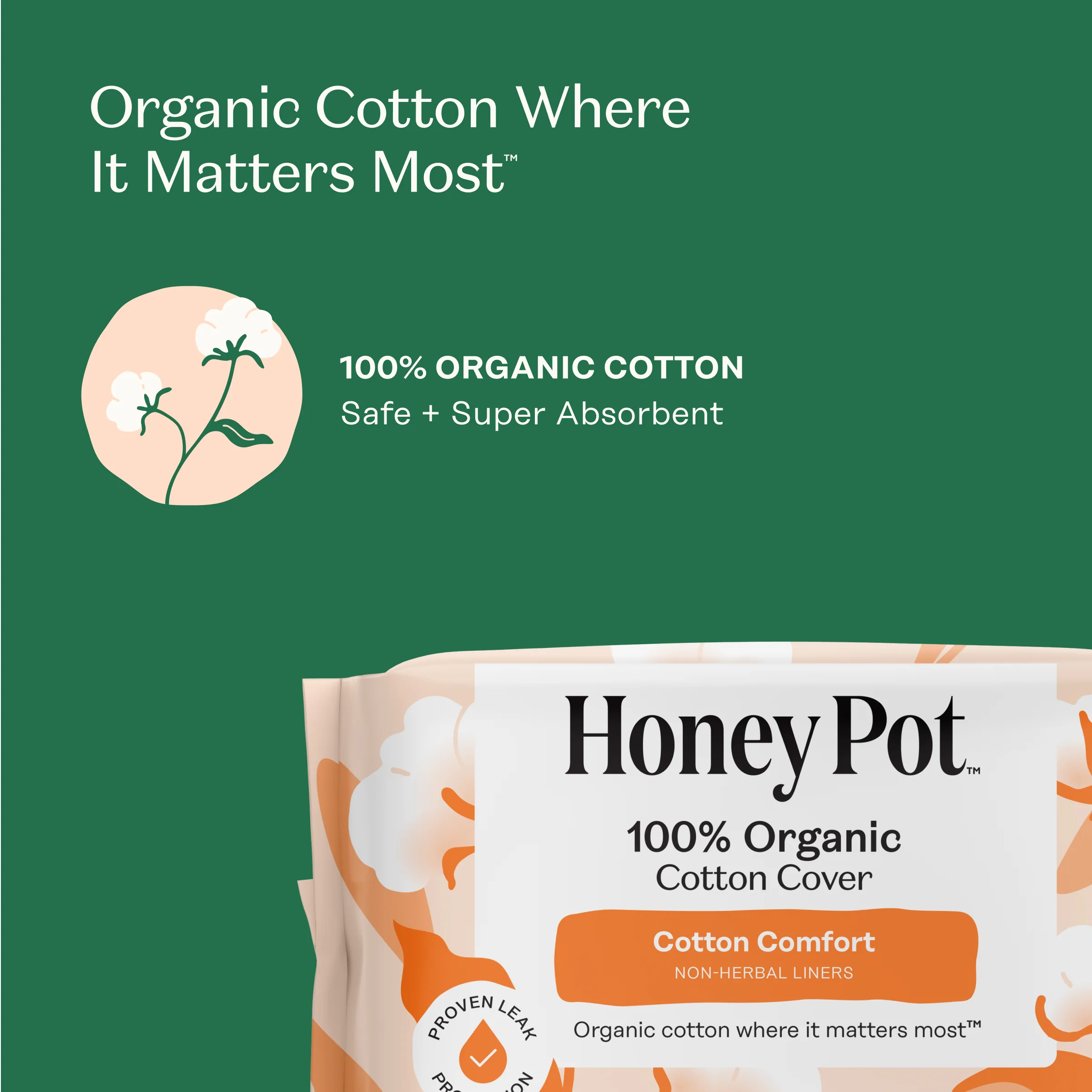 Organic Cotton Comfort Cover Regular Liners - Image 3