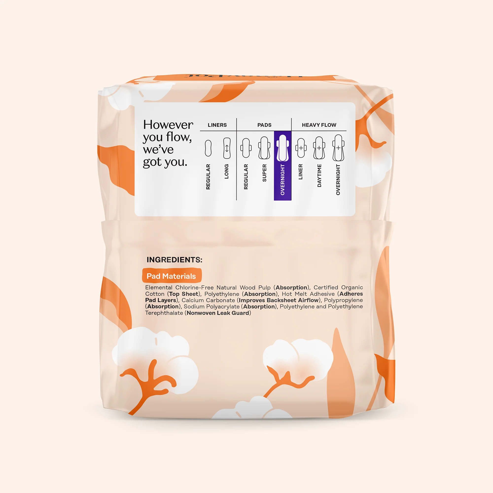 Organic Cotton Comfort Cover Overnight Pads - Image 11