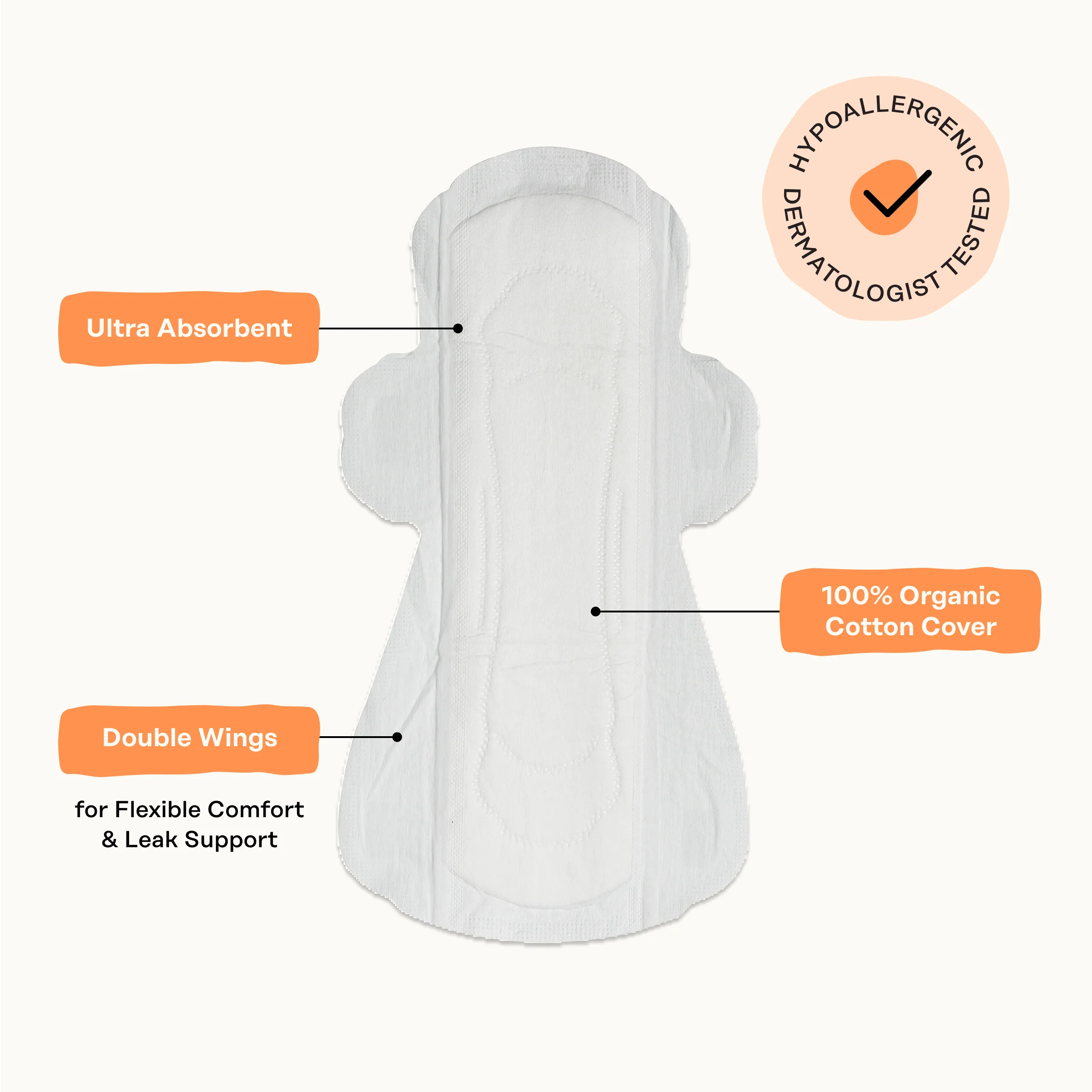 Organic Cotton Comfort Cover Super Pads - Image 6
