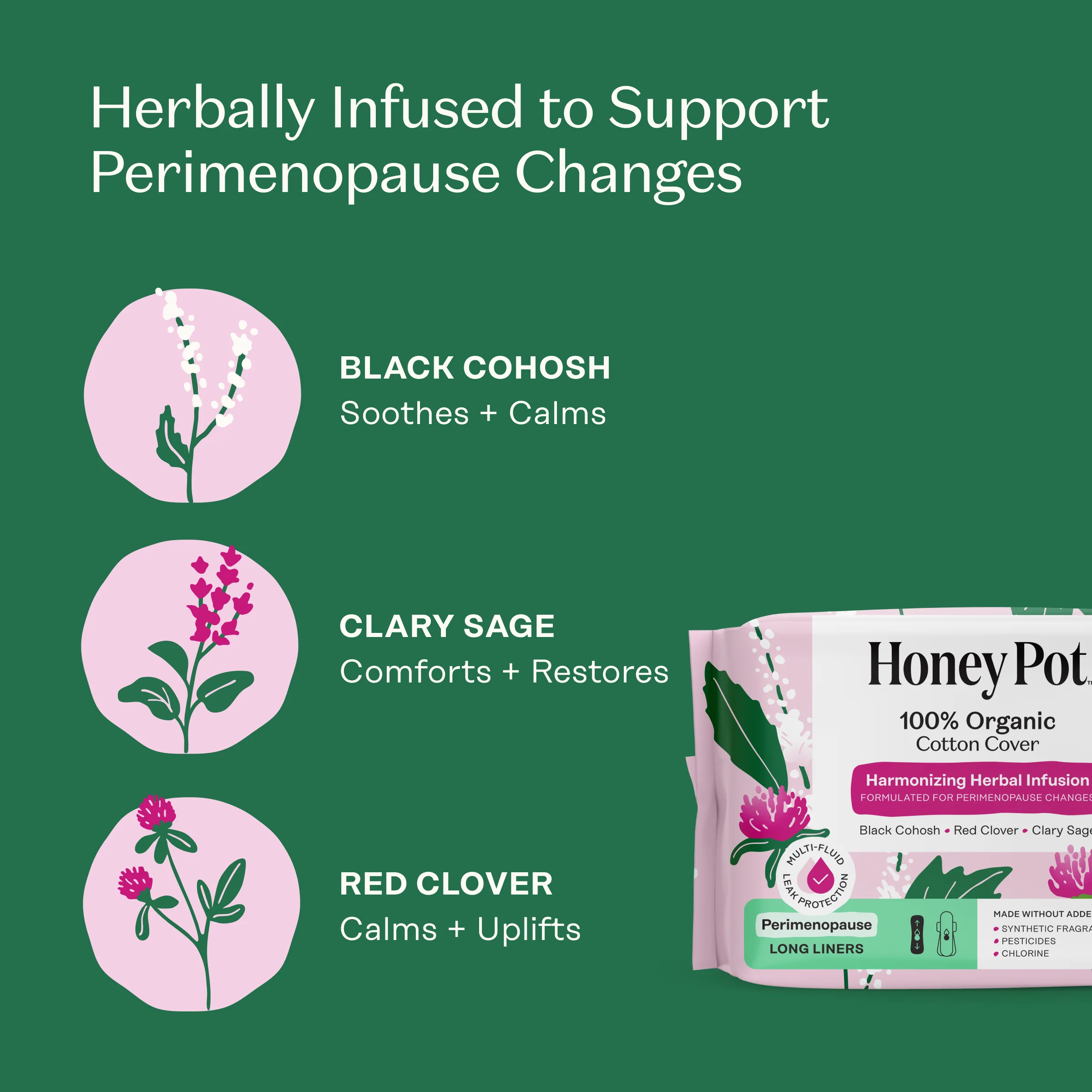 Peri-menopause Harmonizing Herbal Infusion Long Liners - Image 4