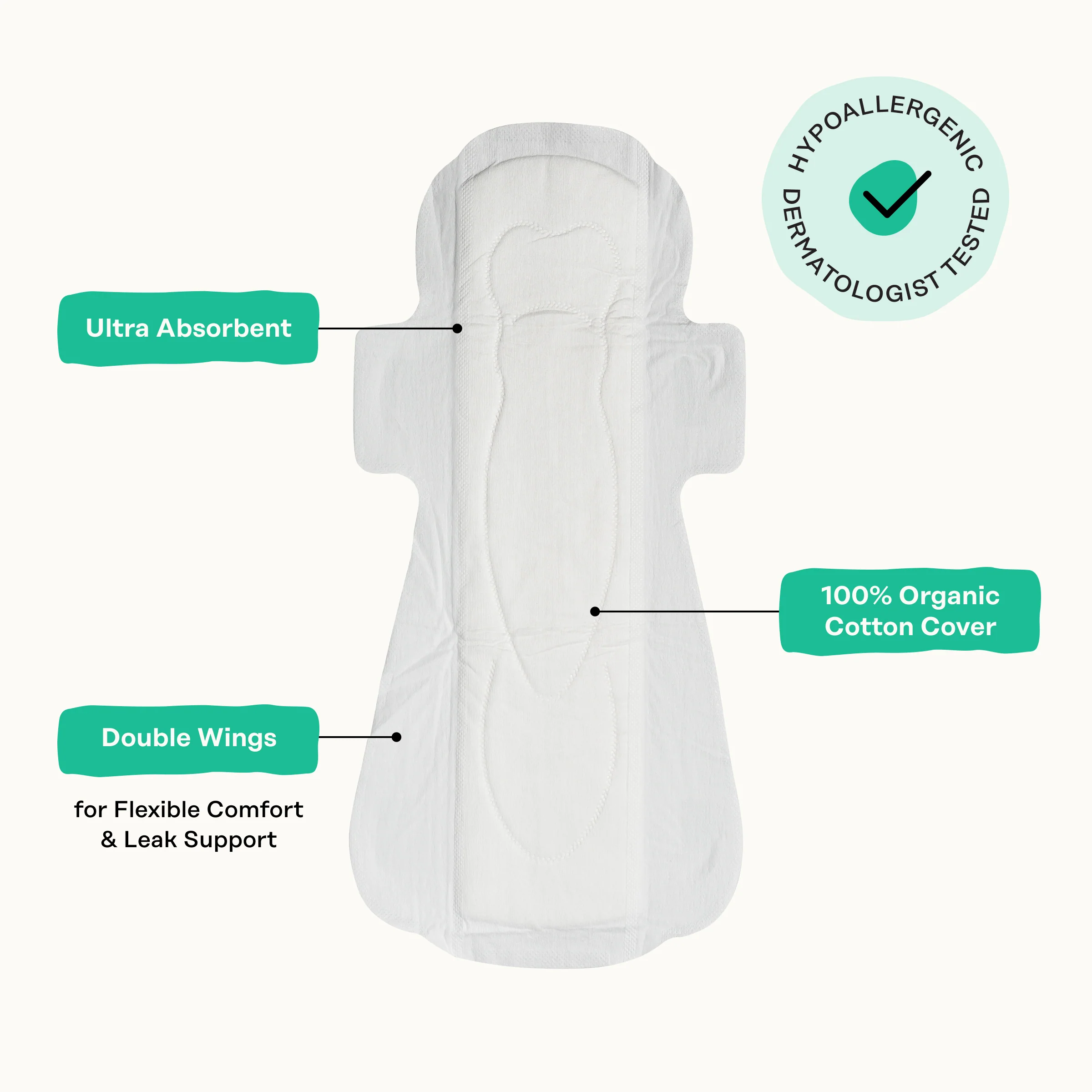 Organic Cotton Cover Post-Partum Pads - Image 7
