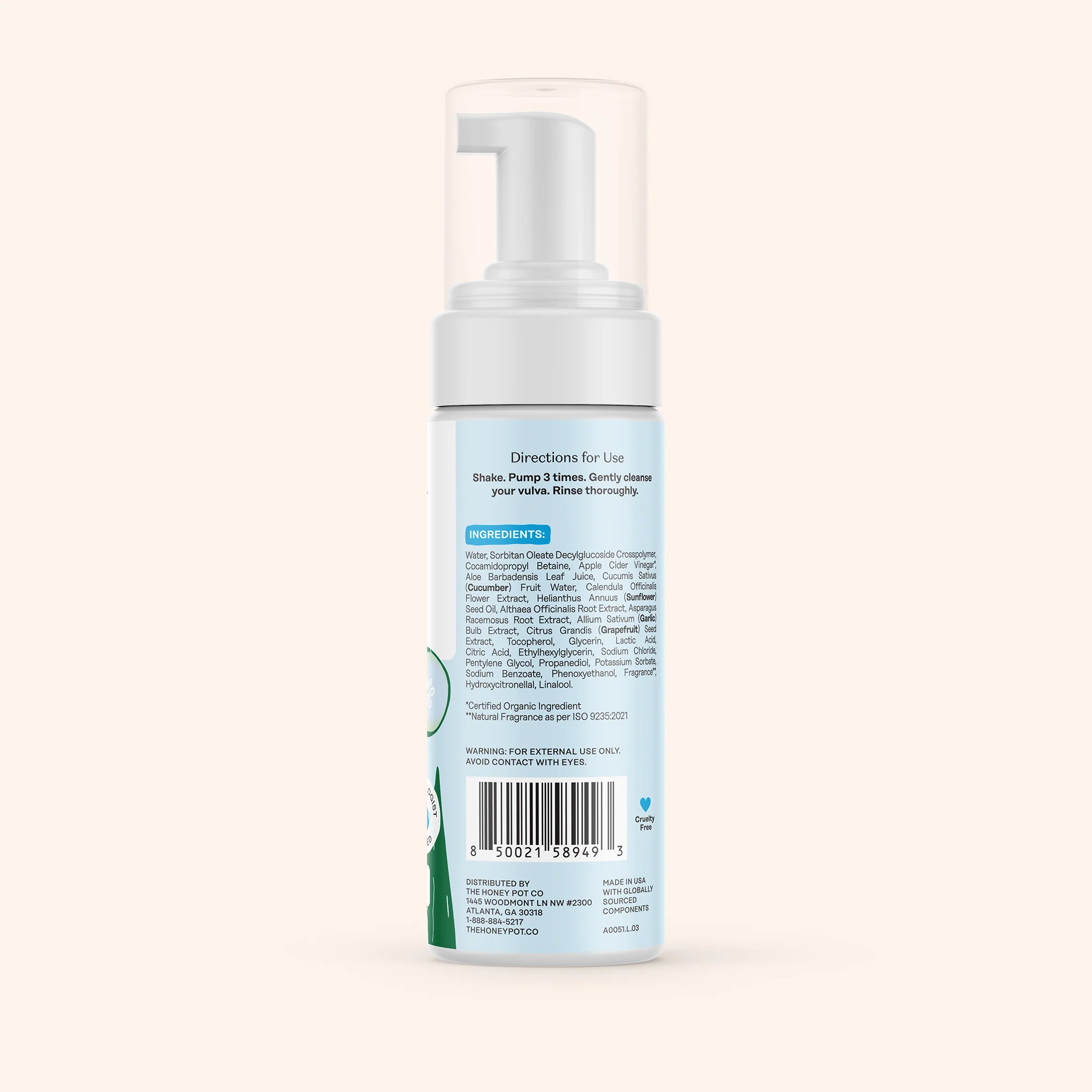 Sensitive with Cucumber Aloe Intimate Wash - Image 10