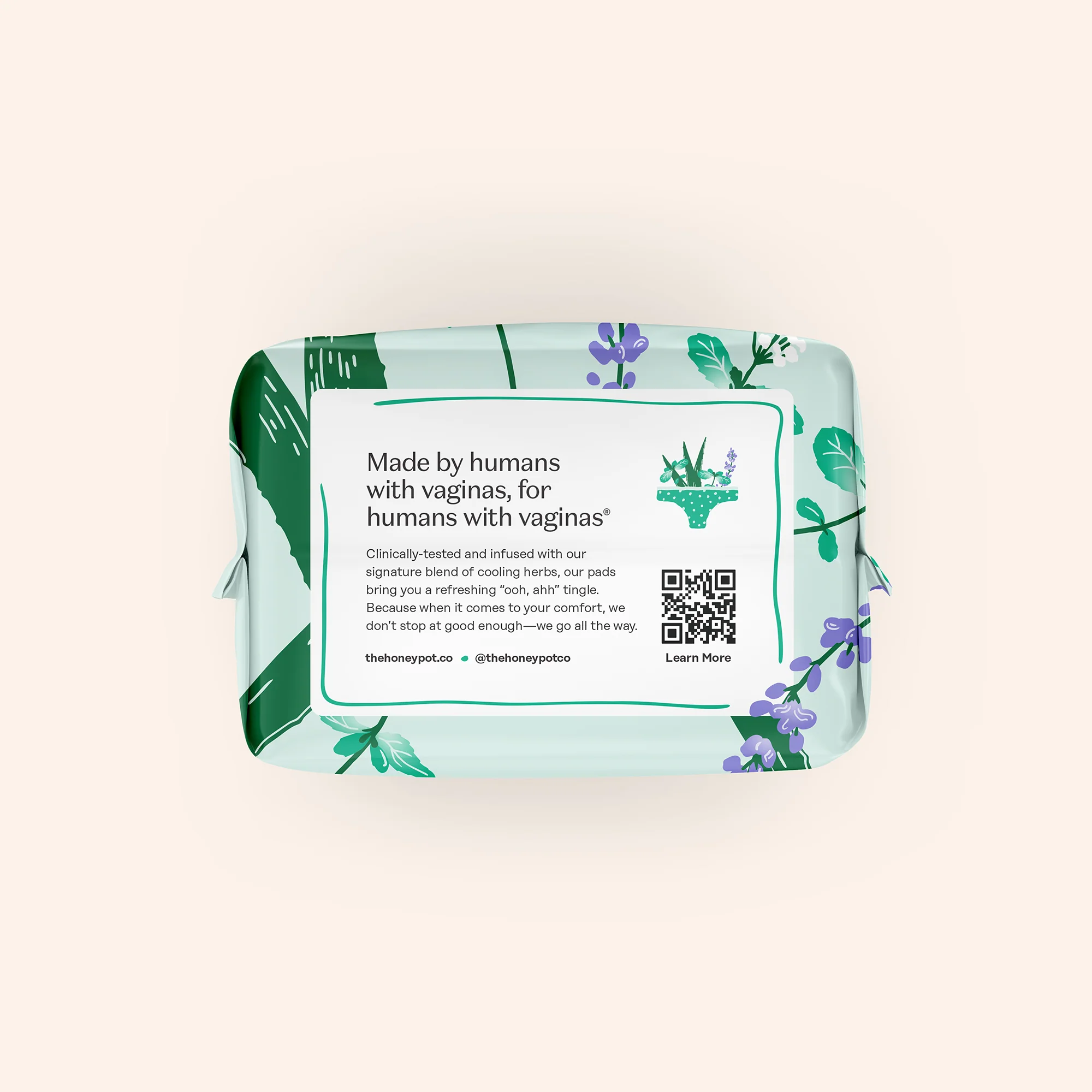 Organic Cotton Cover Cooling Herbal Infusion Super Pads - Image 12